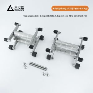 DAQIJIAN | Dụng Cụ Tập Cơ Bụng và Ngực cho Người Mới Bắt Đầu Kết Hợp Giá Đỡ Hít Đất 2-trong-1