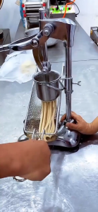 WEIAIBLD Commercial long 30cm French fry extruder Manual French Fries Extruder Suitable for snack bars roadside stalls delicious restaurants