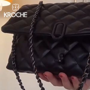 Kroche - Flora Tas Selempang Wanita Gaya Casual Slingbag Bahan Pu Model Retro