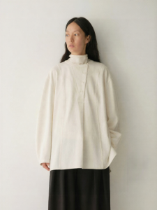 INSIS FEMME | New Chinese Style Collar A-Line Shirt