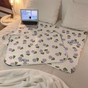 แผ่นรองนอนซับเลkk ป้องกันรั่วไหล ซักได้ ผ้าไนลอน กันลื่น แผ่นรองนอนสำหรับเด็ก แผ่นรองนอนแบบพิเศษสำหรับเด็ก