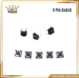 (5 PCS) Switch Push Button Micro 2 Pin DIP TACTILE / 2 Pin Samping / 4 Pin