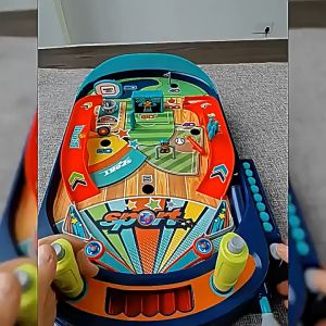 Pinball Machine Gaming Table Parent-Child Interaction Two-Person Battle Gift Box (16 BALLS)