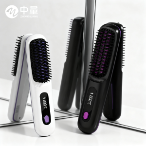 ZHONGLIANG | Portable Two-in-one Negative Ion Hair Straightening Comb
