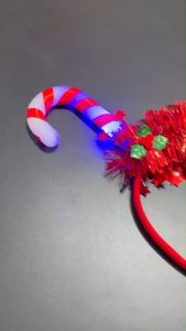 คาดผม xmas รุ่นมีไฟ ขนาด freesize เด็กคาดได้ผู้ใหญ่คาดได้ (ACC234)