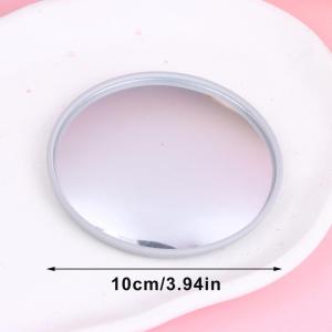 Portable Travel Handheld Selfie Mirror Solo Trip Reflection Convex Mirrors For Photography Prop Traveling Accessories