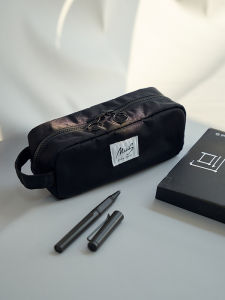 Muis Eye Meaning Cuboid Ins Men and Women Junior High School Student Pencil Case Minimalist Large Capacity Pencil Case Pencil Bag