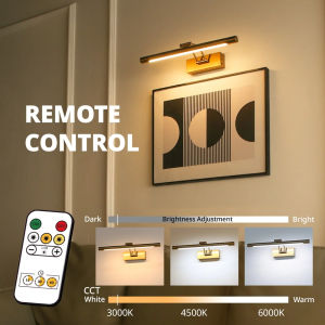 Rechargeable LED Wall Lamp 40CM Wireless Lamp 4400mAh Picture Light with Remote Control Interior Wall Light