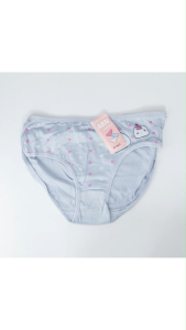 กางเกงชั้นในผู้หญิง สุ่มลายการ์ตูนสุดคิ้วท์ด้านหน้า สีพื้นด้านหลัง ผ้านุ่มใส่สบาย ราคาหลักสิบ