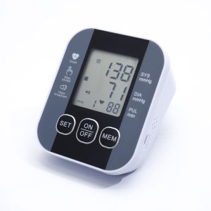 Digital Arm Blood Pressure Meter 32cm Cuff Medical Pressure Tonometer Tensiometer Baumanometer Pulse Sphygmomanometer