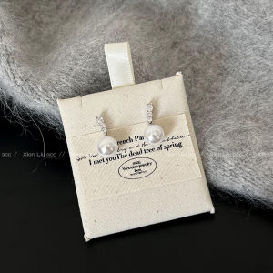 Elegant Pearl Zirconia Earrings for Women New 2025 Luxury Feel Unique Fashion Jewelry Hoops Fresh out Stock Pair Available