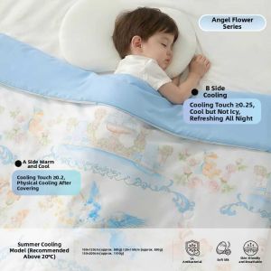 MUSHABAI | Antibacterial Silky Summer Cooling Blanket For Children