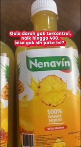Nenavin Cuka Nanas Original 1 Botol | Atasi Diabetes & Kontrol Gula Darah