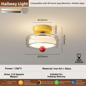 OUCHAO | Retro Simple Creative Eye-protecting Overhead Light