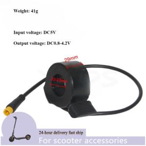 3 Pin Waterproof Connector 130X Thumb Throttle Accelerator For Bafang BBSHD 36V 48V Electric Bike Finger Control Throttle