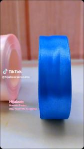 Pita Satin / Tali Pita Satin Polos Warna Roll 22 Yard Lebar 25 cm