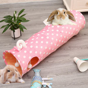 Pet Rabbit Relief Toy Rabbit Tunnel Passage Rabbit Shelter Caveolae Pygmy Rabbit Training a Facility for Children to Bore Toy