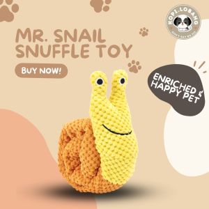 ✅[SG] MR. SNAIL SNUFFLE TOY ★ Nosework Training ★ FREE Enrichment e-Guide Worth $7 ★ Pet Enrichment ★ SG Stock ★ Kopi Lobang