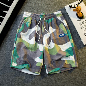 Casual Camouflage Shorts Mens Summer Loose Five-Quarter Pants Outerwear Fashionable Youth Breathable Comfortable Printed Shorts