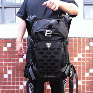 SOYAVISION Riding Helmet Backpack for Motorcycle Cycling Multi-function Hiking Daily School Travel Backpack Work Laptop Backpack