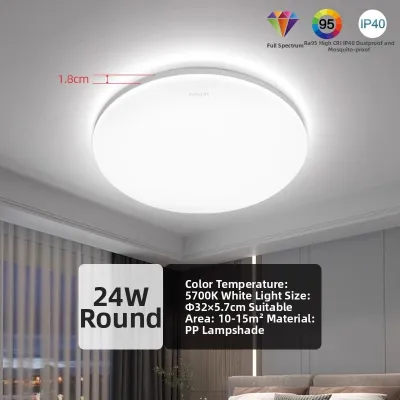 Philips | Full Spectrum Eye Protection LED Ceiling Light Thin Modern Simple