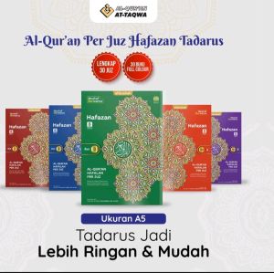 Mushaf Al-Quran Per Juz Hafazan Tadarus Ukuran A5 Sedang Isi 30 Juz Dilengkapi Terjemahan