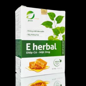 [Mua 2 Hộp tặng 2 Hộp + Bình pha] Bột Diếp Cá Mix Mật Ong Sấy Thăng Hoa Eherbal nguyên chất 100% - Thanh lọc cơ thể cải thiện tình trạng nóng trong