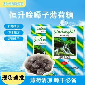 Portable Mini Box Mint Candy for Singing Voice Moisturizing Throat Soothing Austrian Traditional Candy Snacks Herbal Candy