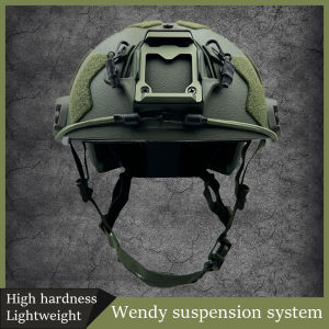 FAST SF High-Cut Safety Helmet with Wendy Suspension - Impact Resistant for Industrial Cycling & Outdoor Sports