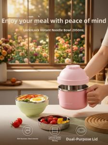 LocknLock | Bát Mì Inox Có Nắp Dành Cho Sinh Viên Ký Túc Xá và Bữa Ăn Cantine