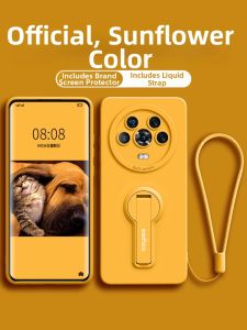 GGUU | Liquid Silicone Premium Full Coverage Phone Case With Stand and Lanyard Hole
