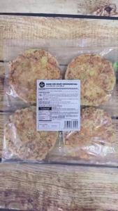 Bánh xèo Nhật Okonomiyaki đông lạnh 520g (130g x 4 miếng) - nhân hải sản tiện lợi dễ chế biến