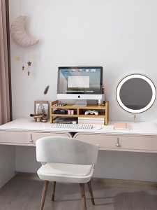 CHENGJIA Bamboo Computer Monitor Rack Thickened Screen Increased shelf Bamboo Komputer Tray Bracket 增高架