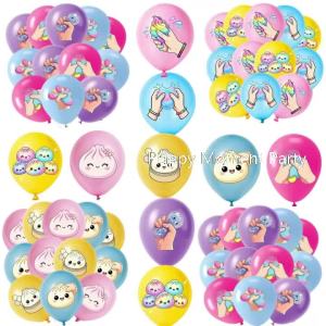Hasbro | Cartoon Steamed Buns Party Balloon Birthday Party Decoration Colorful Dumplings Birthday Balloons Dumpling Party Favors Supplies