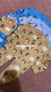 Arkan Baby - Baju Jumper Bayi Panjang Motif Hewan / Sleepsuit Newborn Premium