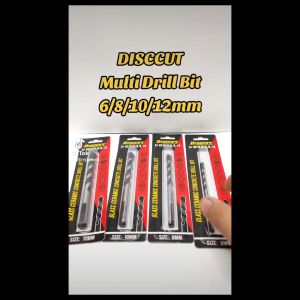 DISCCUT DX911 GLASS CERAMIC CONCRETE DRILL BIT (6MM/8MM/10MM/12MM)