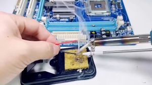 2024รุ่นใหม่ ปืนบัดกรีอัตโนมัติ ฟรีตะกั่วบัดกรี ปรับอุณหภูมิได้ 480-600องศา หัวแร้งบัดกรี 220v 80W หัวแร้งอย่างดี ไส้แกนเซรามิก ร้อนไวเชื่อมเร็วดีบุกง่าย เหมาะสำหรับงานเชื่อมลวด อุปกรณ์บัดกรีป้อนตะกั่วอัตโนมัติ แผงวงจร ฯลฯ หัวแร้งไฟฟ้า