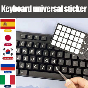 Keyboard Stickers Key Stickers Desktop Computer Universal Type Wear and Aging Paint Peeling Repair Single Letter English