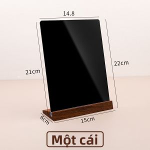QINLEYI | Bảng Hiển Thị Giá Đứng Mẫu Chữ Viết Tay Khung Gỗ