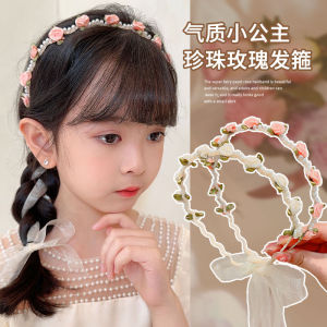 Korean Style Childrens Headwear Flower Plait Hairband Girls Birthday Photo Shoot Accessory Small Flower Hairband