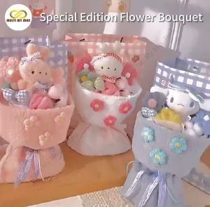 Cinnamoroll Doll Flower Bouquet - Cute Creative Gift for Valentines, Christmas, Birthday, Anniversary, Graduation - Fast Delivery