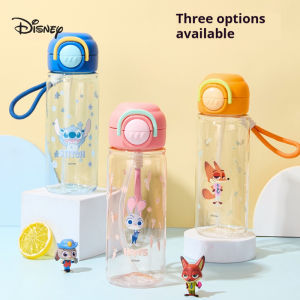 Disney | Disney Kids Water Bottle Sports Water Bottle Large-Capacity Summer Water Bottle Student Direct-Drink Straw Cup