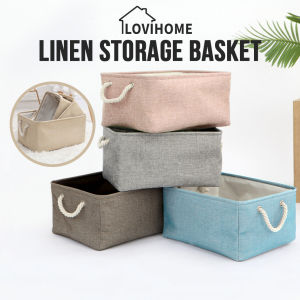 SG Foldable Linen Storage Bag - Small Medium Large - Non-Woven Organiser Basket - Wardrobe Clothing Clothes Organizer Box Container Toys Multipurpose Portable