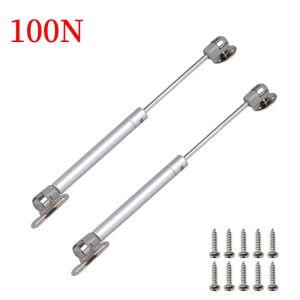 2/4Pcs Support Gas Spring Hydraulic Furniture Cabinet Door Lift Up Hydraulic Pring Hinge Cupboard Hinge Furniture Hardware