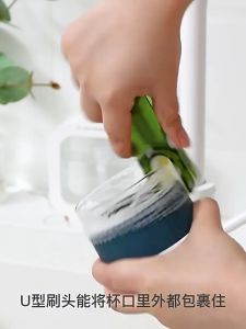 Sikat Pembersih Botol Gelas & Mulut Teko: Pembersih Peralatan Dapur Serbaguna 3 in 1