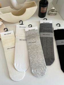 ถุงเท้าผู้หญิงทรงสั้นสไตล์ย้อนยุคแบบโปร่งตาข่าย ถุงเท้าผ้าฝ้ายแบบสวมสบายสำหรับฤดูใบไม้ผลิและฤดูร้อน ถุงเท้าแบบสวมสบายสำหรับเดินแบบฝรั่งเศส