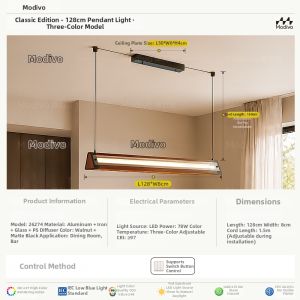 FANCY LAMP CLUB | Modern Antique Italian Style Bar Pendant Light Eye-Protecting Adjustable