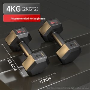 Li-Ning | Strength Training Dumbbells Hex Rubber Coated