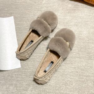 MIFEI | Fashion Warm Fur Bean Shoes for Big Size 41-43
