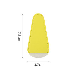 Portable Puncture-Resistant Brow Scissors Leather Storage Cover